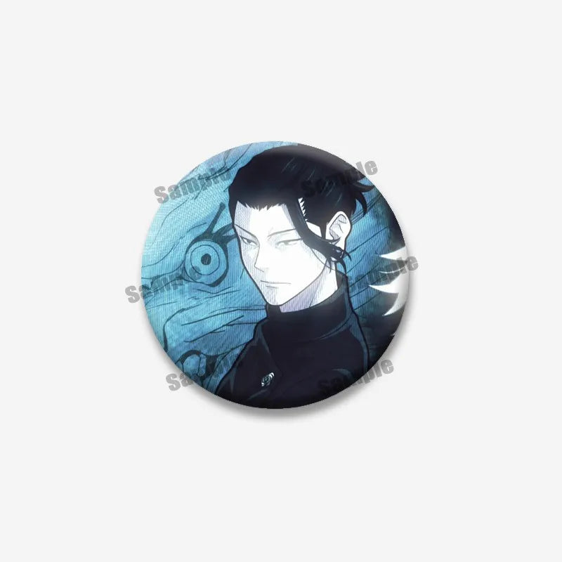 Creativity Cartoon Figure Suguru Geto Badges Funny Anime Icon Brooch Enamel Pin Backpack Clothing Jewelry Accessories Toys Gifts