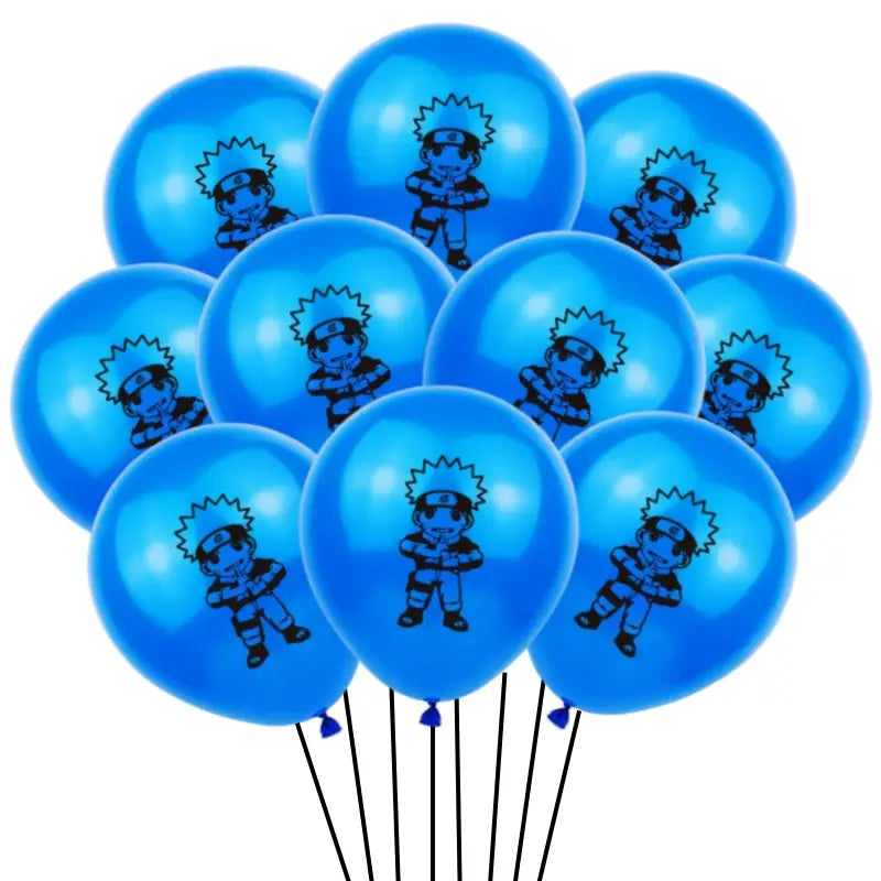 Naruto Ninja Latex Balloon Set – Birthday Party Decor