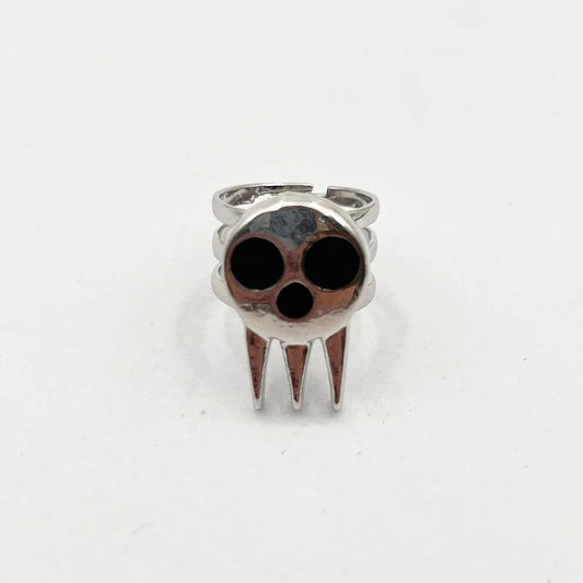 Anime Soul Eater Hot Sale Death The Kid Skull Cosplay Ring Metal Adjustable Rings Unisex Jewelry Halloween Accessories Props