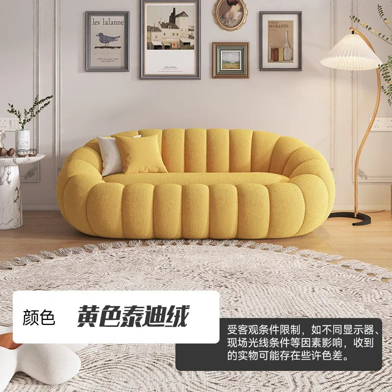 Cloud Sofa Plush Pumpkin Sofa Combination Soft Comfortable Modern Living Room Sofa Suite Apartment Home Furniture Accessories