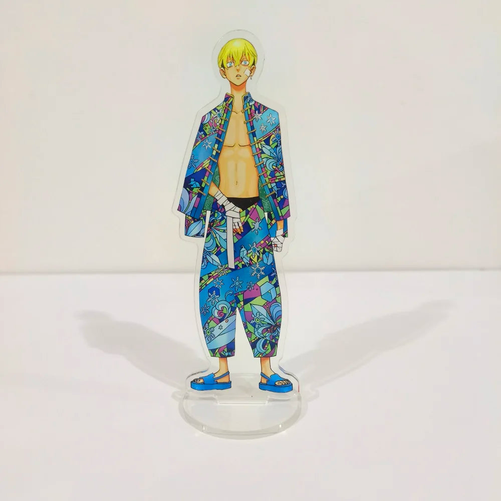 Anime Tokyo Revengers Figure Cosplay Acrylic Stand Ran Rindo Haitani Original Doujin Model Plate Keychain Neuvillette Bts Rings