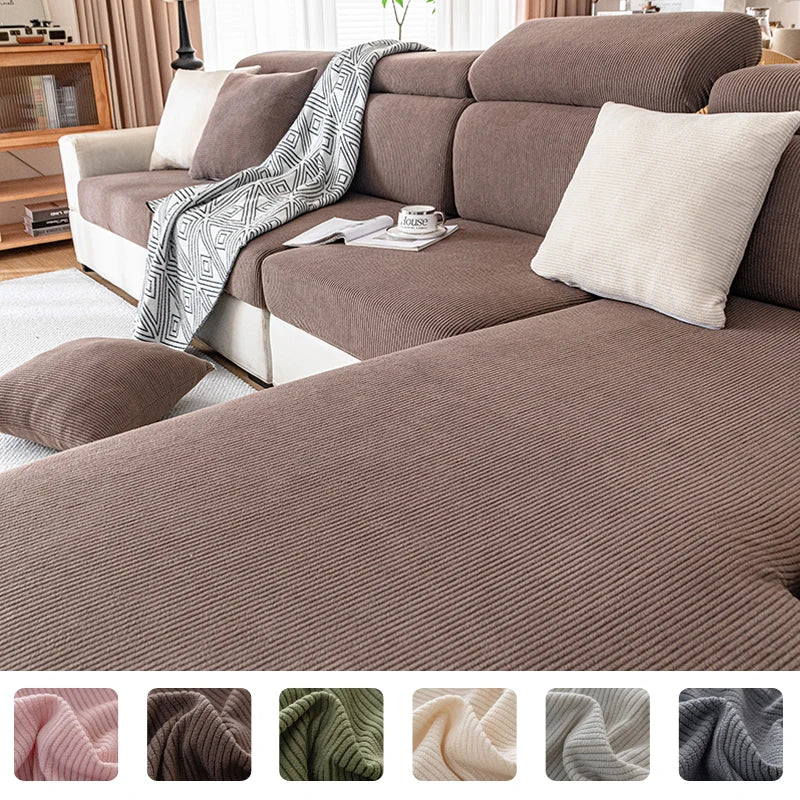 new string plush Sofa Cover Elastic Sofa Cushion Cover for Living Room Furniture Protector For Pets Removable Sofa Seat Cover