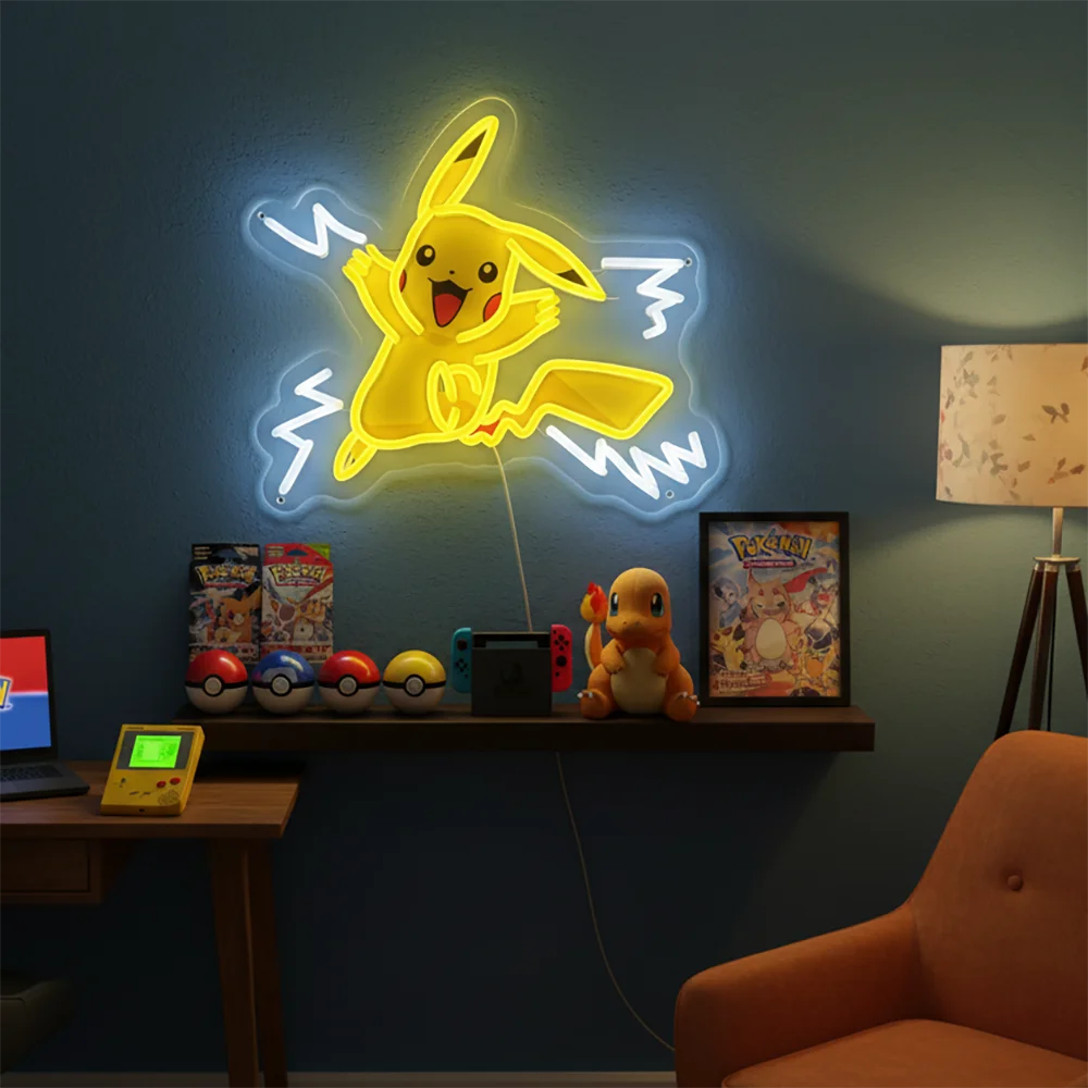 Custom One Piece Luffy Acrylic Neon LED Light Animes Artwork for Home Festival Decor Party Bar Hotel Salon Business Shop,Etc.