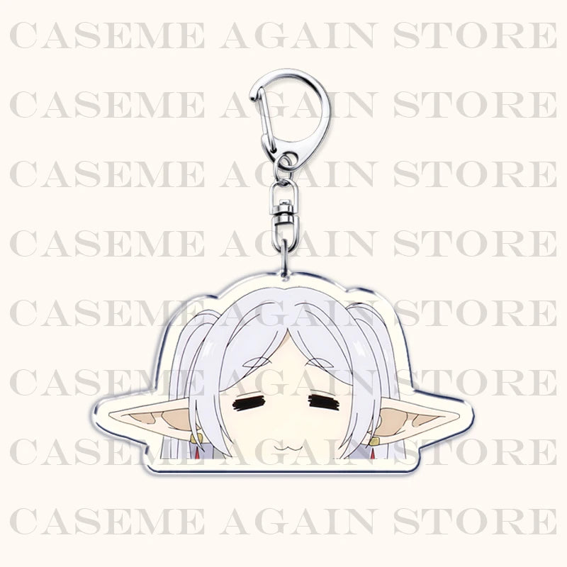 Popular Anime Frieren Beyond Journeys End Keychains for Accessories Bag Himmel Heiter Girl Keyrings Jewelry Fans Friends Gifts