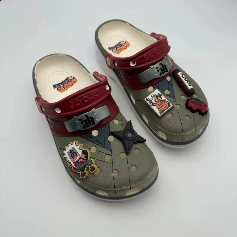 Naruto Sasuke Beach Sandals – Non-Slip Summer Slippers