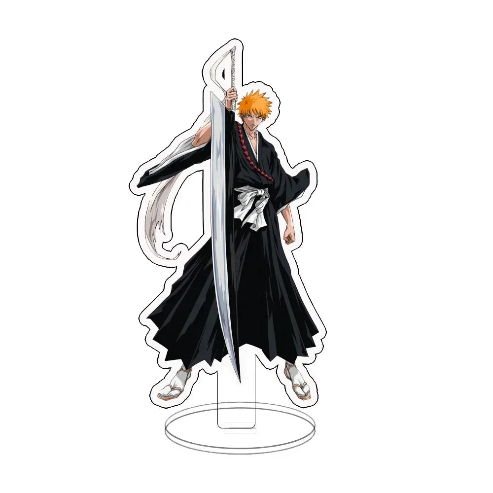 BLEACH Character Standing Sign Anime Figure Kurosaki Ichigo Double-Sided Acrylic Stands Model Desk Decor Props Gift Hot Sale