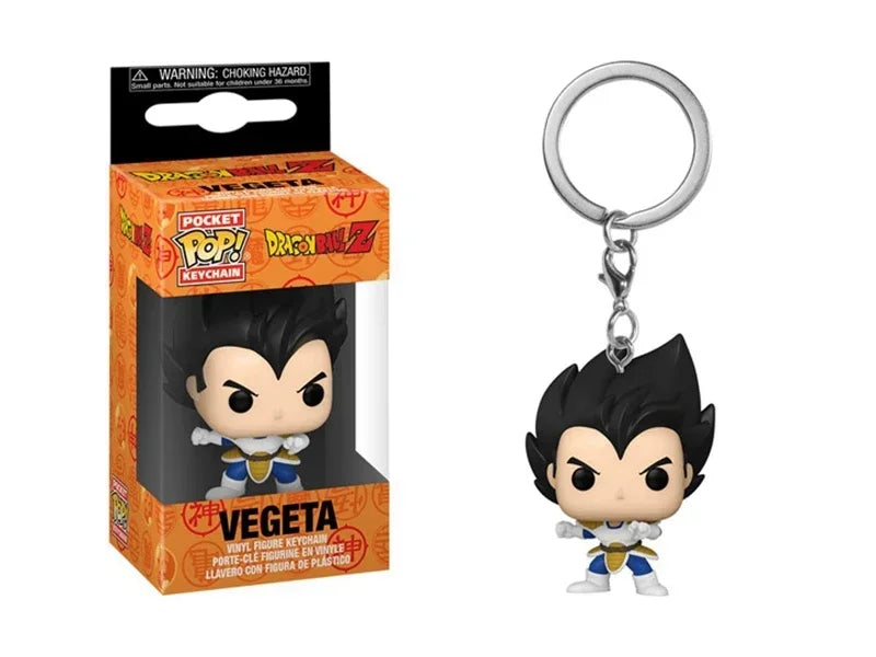 Funko Dragon Ball Z Son Goku Naruto Vegeta Master Roshi Gohan Form Frieza Figure Doll Collectible Model Toy Keychain PVC Figures