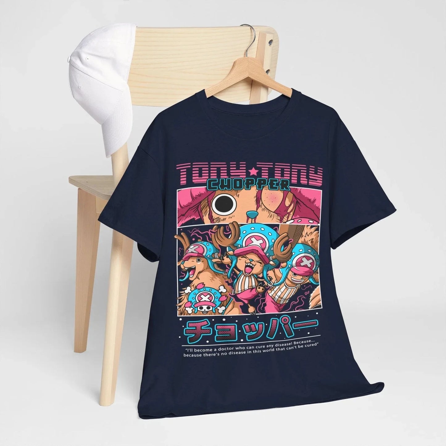 2026 Summer ONE PIECE Anime Tony Tony Chopper Printed Loose Short-sleeved Pure Cotton Children's T-shirt Tide Unisex Casual Y2k