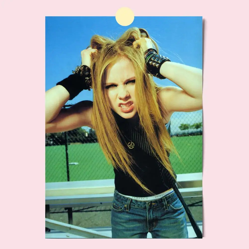 Poster HD Anime Hot Theme Singer/OST/Movie-Waterproof Self-Stick Home Decor Star Singer Avril Lavigne