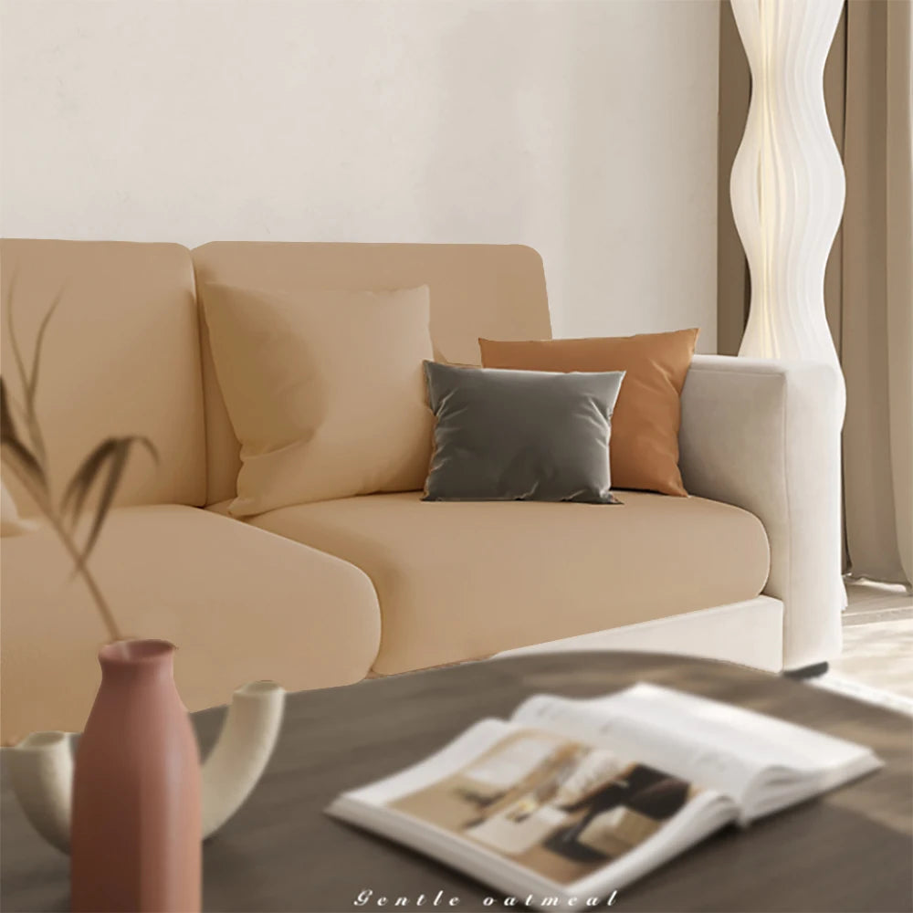 Anti-Dirt Velvet Sofa Cushion Slipcover Elastic Chair Seat Protector for Pets and Furniture Sofa Cover Living Room Bedroom Decor