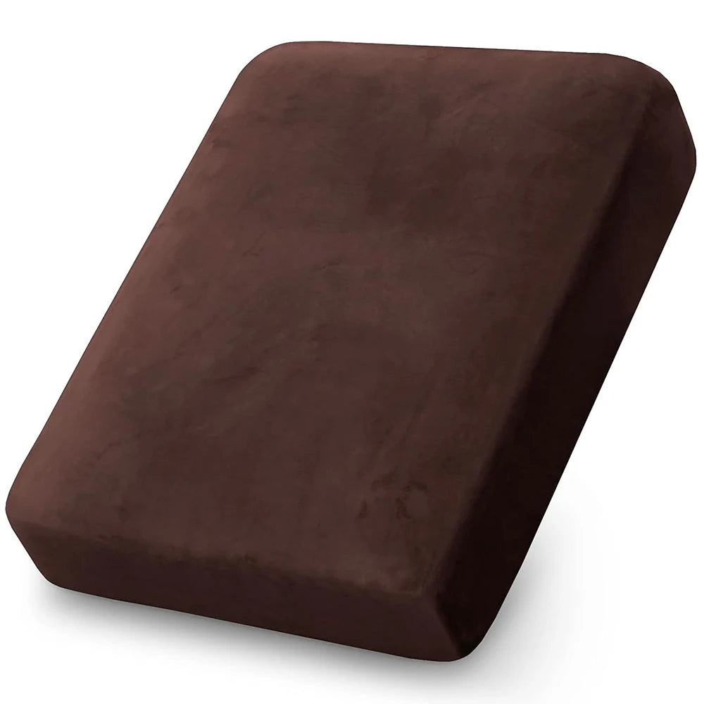 BRHUIXUE Velvet Sofa Cushion Covers for Living Room Plush Sofa Seat Cover Soft Stretch Sofas Couch Slipcover Furniture Protector