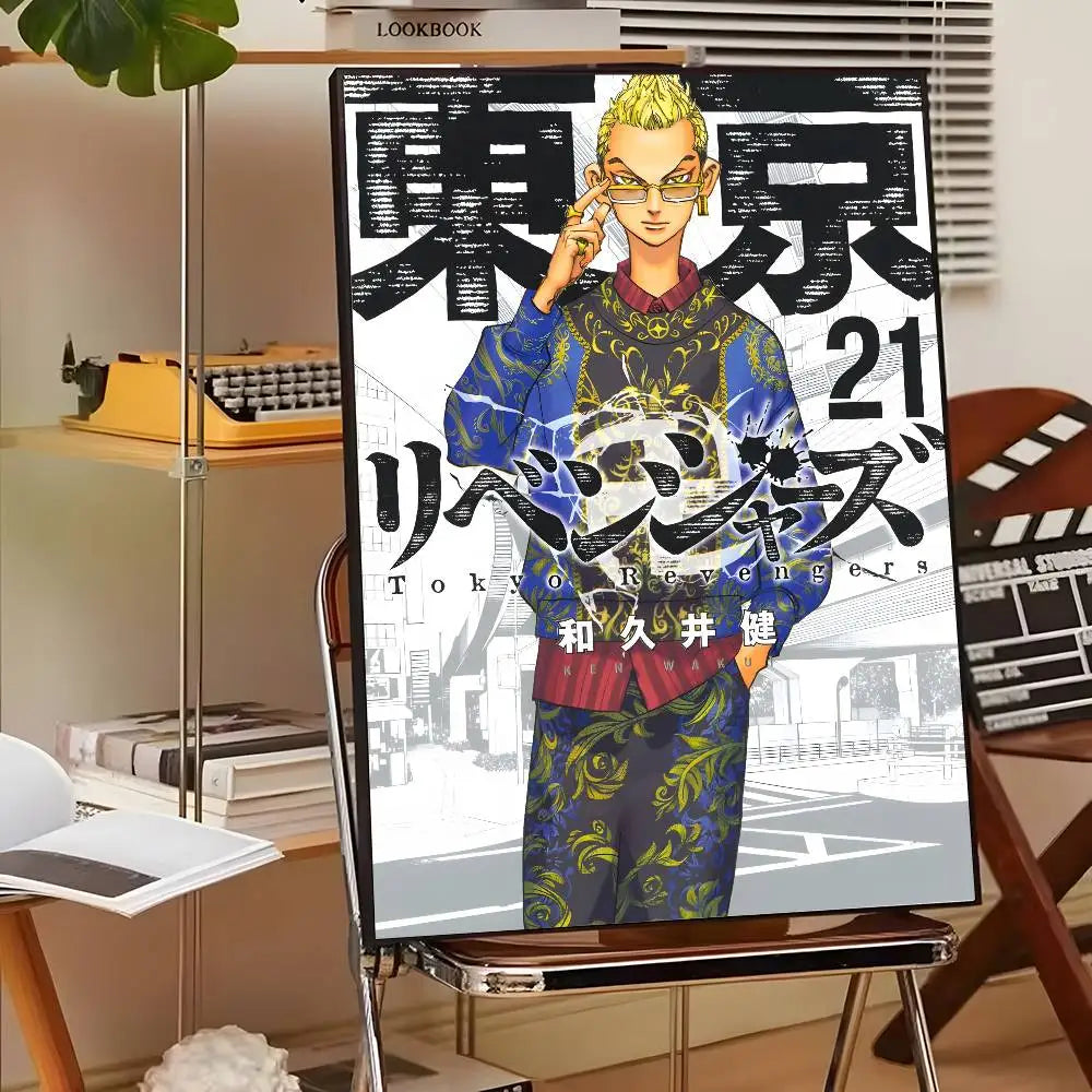 Japan Anime Tokyo Revengers Poster art canvas HD aesthetic Printing Paper Wall Art for Living Room Bar fashion Home Decor
