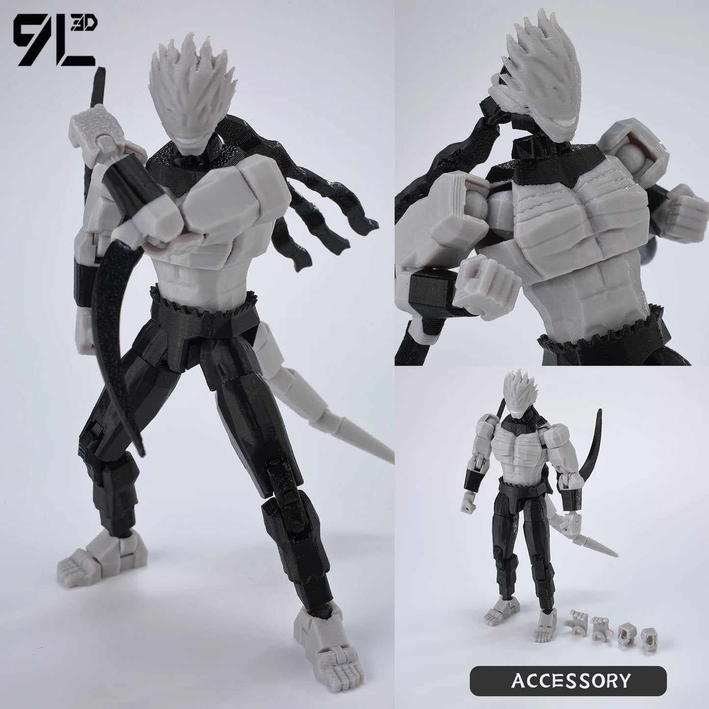 9L 3D Printed Anime Jujutsu Kaisen Sukuna Lucky13 Dummy 13 Movable Shapeshift T13 Action Figures Mannequin Toys for Collectors