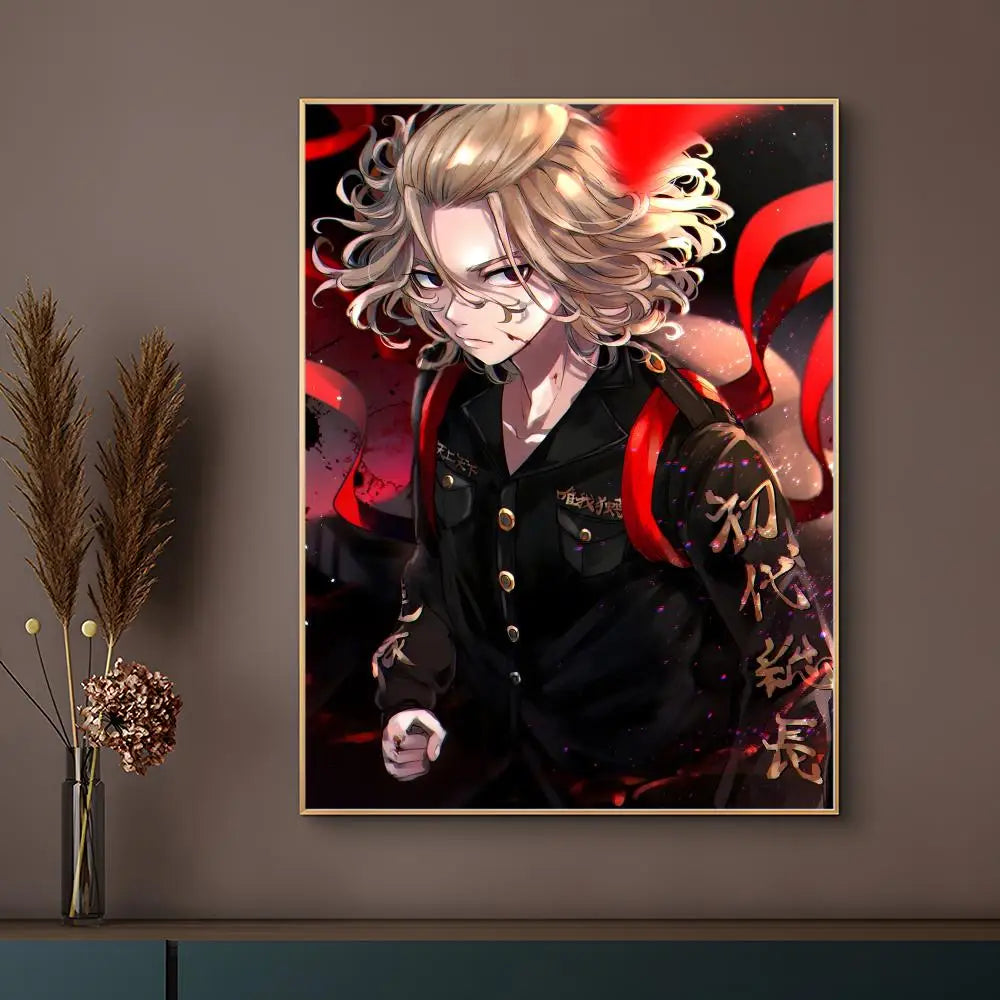 popular anime Tokyo Revengers Poster HD Waterproof Self-Adhesive Wall Art – Multi-Scene Use, Top Gift Pick