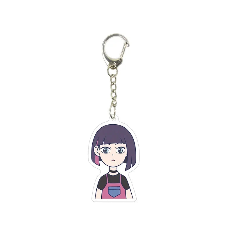 Anime Killer Seven Scissor Seven Acrylic Keychain Killer Seven Pendant Girl Boy Cartoon Cute Cool Keyring Jewelry Fan Collection