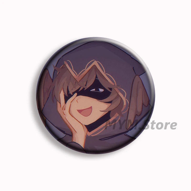 Forsaken Telamon Anime Soft Button Pin Shedletsky Brooches Badge Bag Decor Jewelry Fans Collect Gamer Friends Gifts