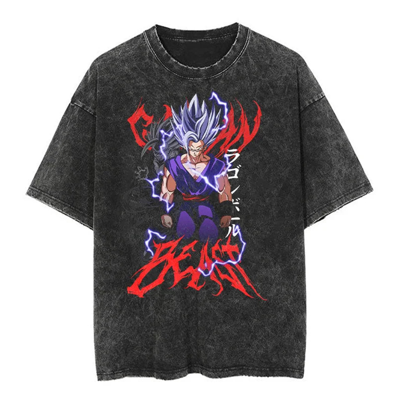 The 2026 Anime One Piece T-shirt for Men Summer Short Sleeves New Japanese Luffy Cotton with A Round Neck Women Tops