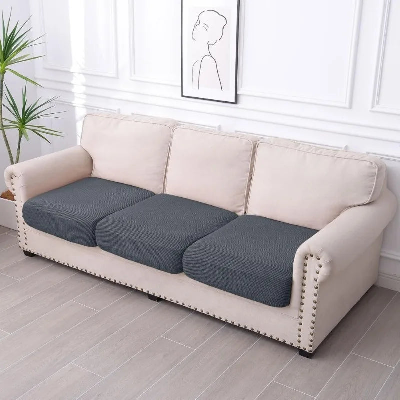 Waterproof Couch Cushion Covers Washable Sofa Cushion Slipcovers Thick Stretch Jacquard Fabric Couch Sofa Covers