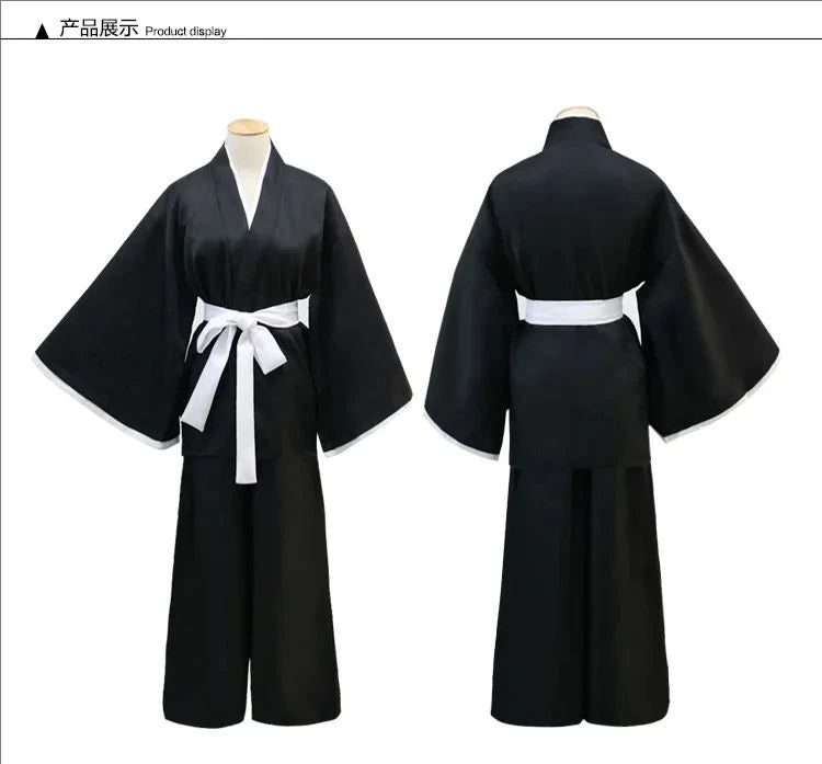 Bleach Kuchiki Rukia Cosplay Costumes Kurosaki Ichigo Die Pa Soul Society Shinigami Kimono Full Outfit Thousand-Year Blood War