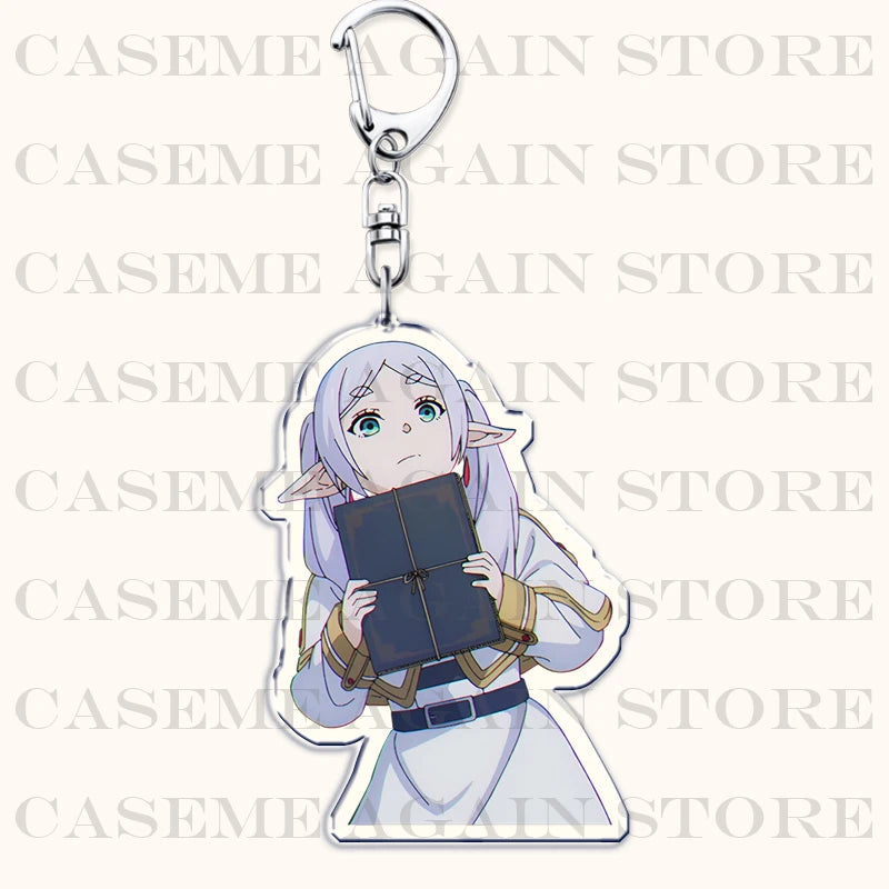 Popular Anime Frieren Beyond Journeys End Keychains for Accessories Bag Himmel Heiter Girl Keyrings Jewelry Fans Friends Gifts