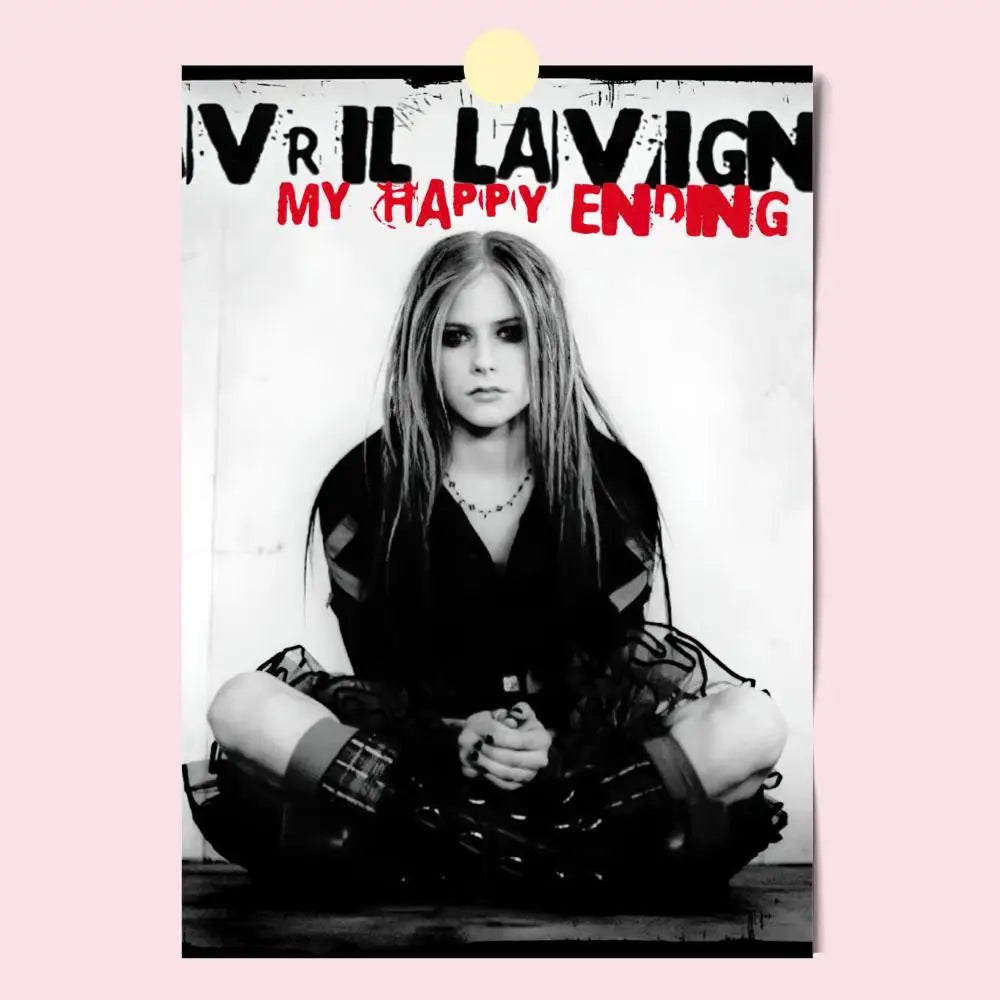 Poster HD Anime Hot Theme Singer/OST/Movie-Waterproof Self-Stick Home Decor Star Singer Avril Lavigne