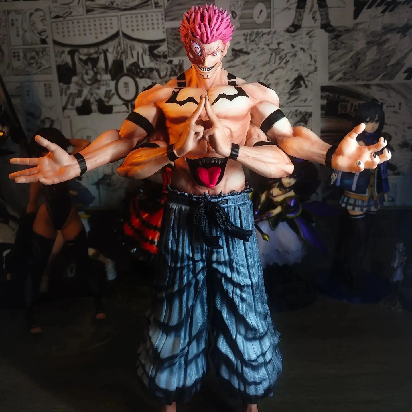 Jujutsu Kaisen Anime Statue: Ryomen Sukuna Early Form, 12 inch (30cm) Collectible Model Figure, Cursed Spirit Display