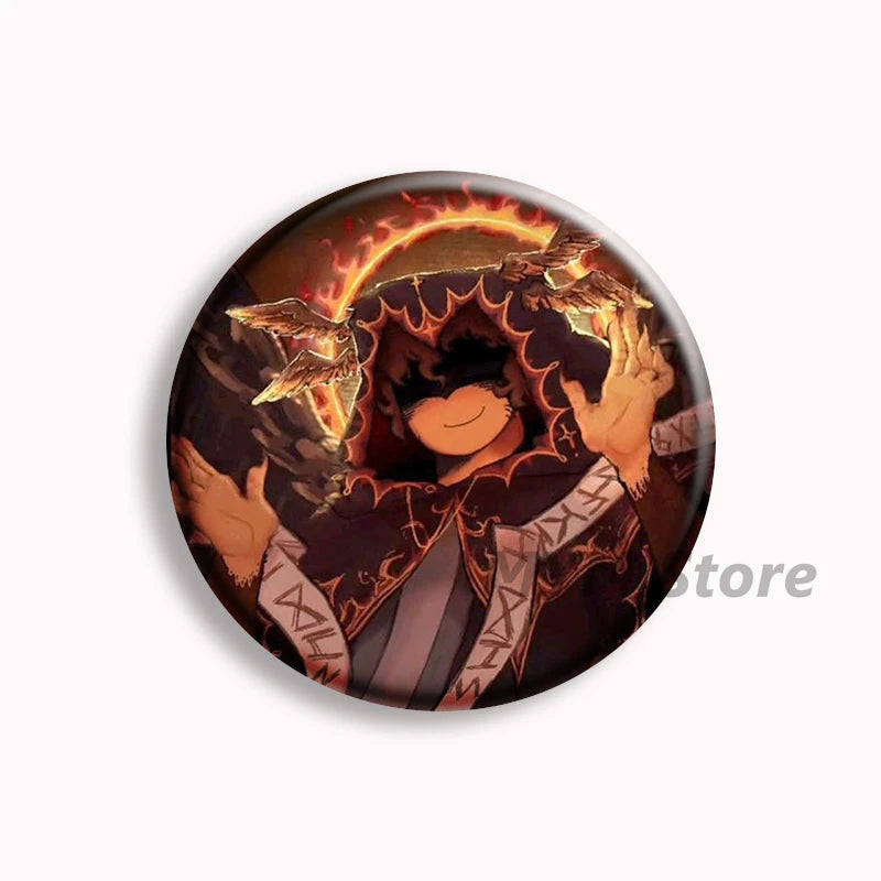 Forsaken Telamon Anime Soft Button Pin Shedletsky Brooches Badge Bag Decor Jewelry Fans Collect Gamer Friends Gifts