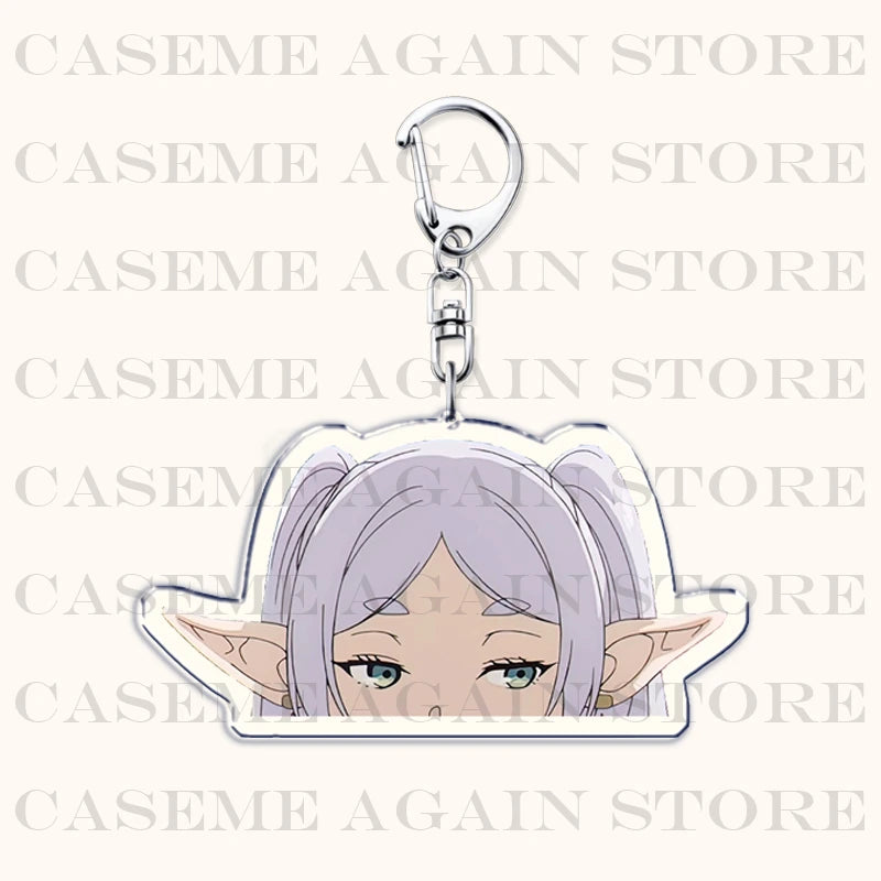 Popular Anime Frieren Beyond Journeys End Keychains for Accessories Bag Himmel Heiter Girl Keyrings Jewelry Fans Friends Gifts