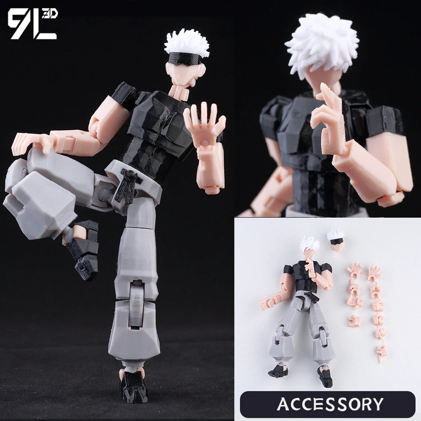 9L3D T13 Jujutsu Kaisen Itadori Figure LUCKY13 Training Ver. JJK Titan13 Multi-Jointed Movable Dummy13 Stress Relief Toys Gifts