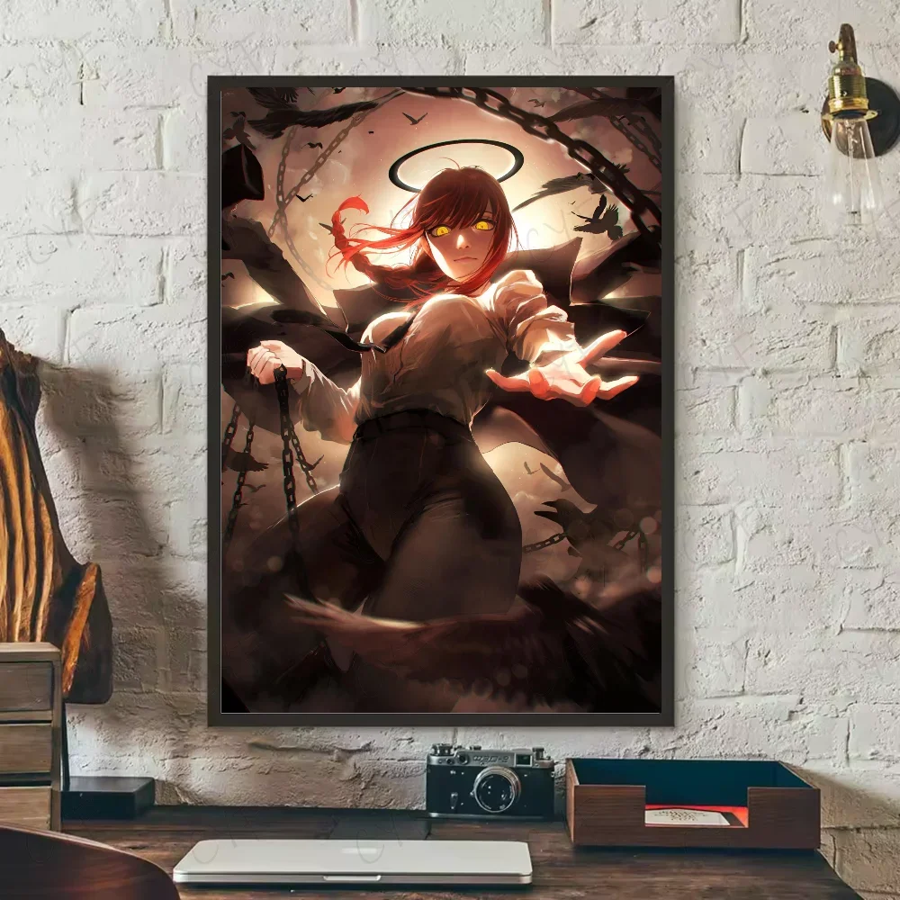 Anime Poster Art Wall Aesthetic Decoration Chainsaw Man Home Living Room Bedroom Bar Canvas Painting Wall Art Nordic Posters
