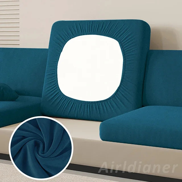 Super Soft Velvet Sofa Seat Cushion Cover For Living Room Thick Plush Sofa Covers Stretch L Shape Corner Armchair Sofa Slipcover