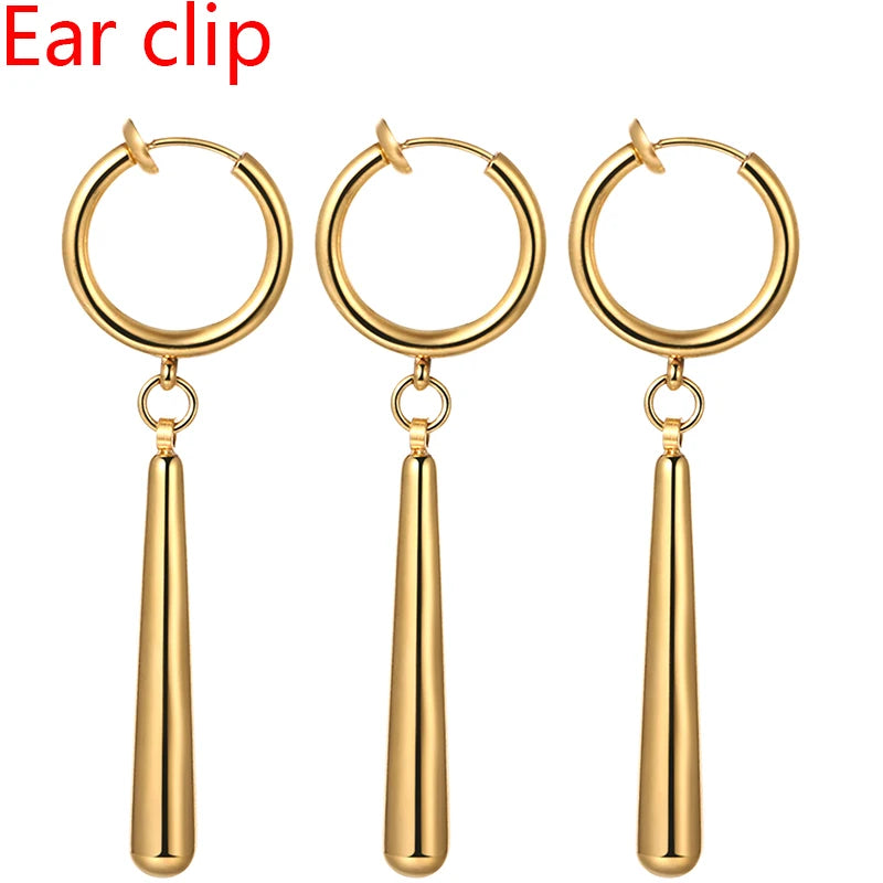 BONISKISS Zorro Earrings for Men Dangle Earrings Ring Stainless Steel Roronoa Anime Cosplay for Men Fashion Desirable Gift