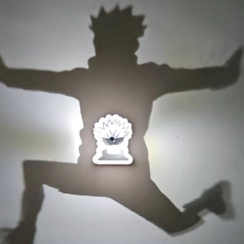 Anime Kaito Conan Goku Shadow Light Projector Lamp Creative Atmosphere Night Light Surprise Gift Friends Besties Decoration Toys