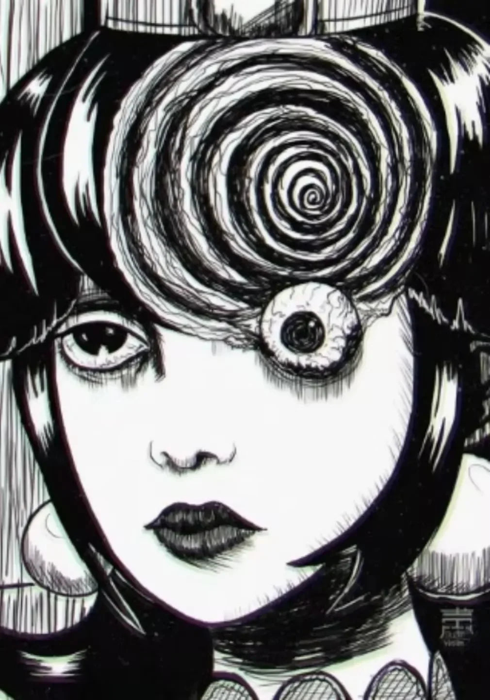 Hot Japan Anime Junji Ito Canvas Prints Poster Horror Thriller Dark Aesthetics Wall Art Home Decoration Art Poster Fans Gifts