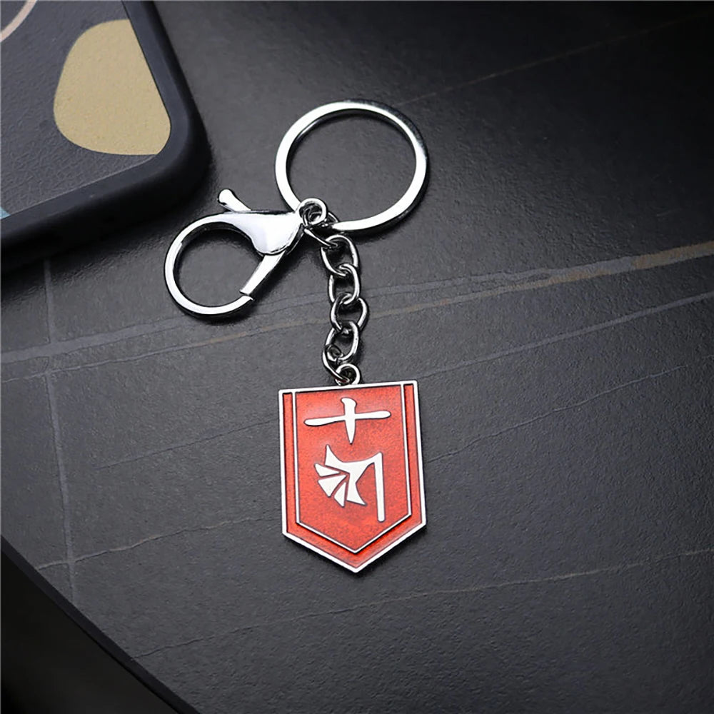 Bleach Kurosaki Ichigo Mask Keychains Anime Key Chain Metal Retro Keyring For Women Men Charm Accessories Pendant Llaveros Gifts