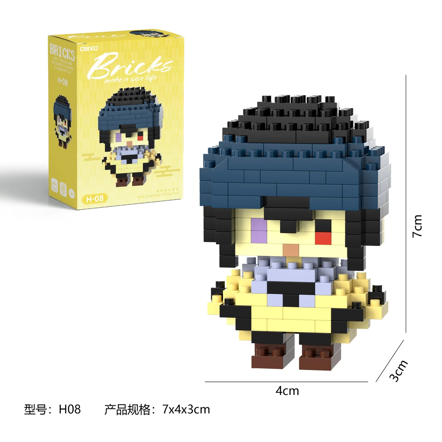 NARUTA  Akatsuki Toy Building Blocks Figuries Lega Japanese Blocks Cartoon Character Model building block Dolls Toys For kids