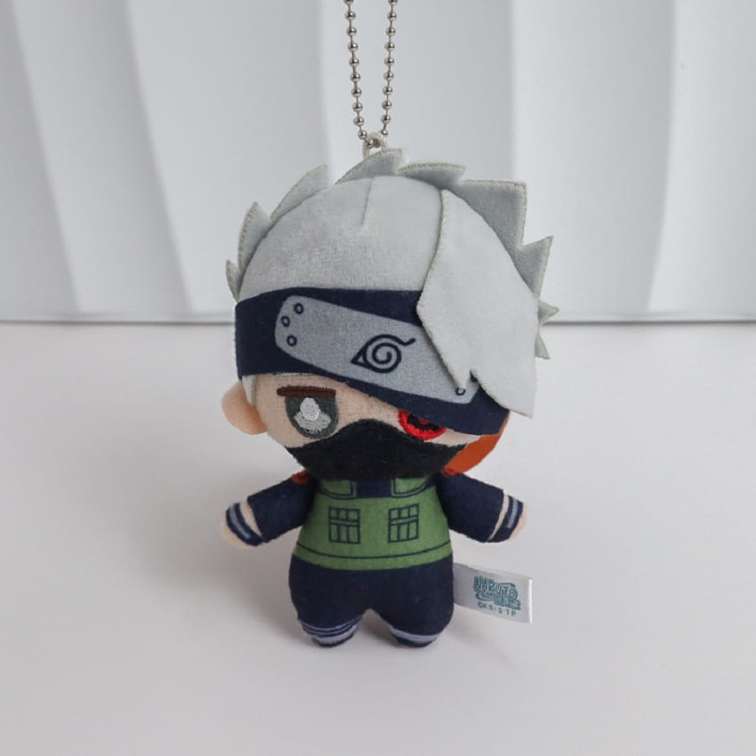 Naruto Kakashi Plush Keychain – 10cm Backpack Pendant