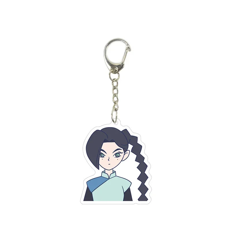 Anime Killer Seven Scissor Seven Acrylic Keychain Killer Seven Pendant Girl Boy Cartoon Cute Cool Keyring Jewelry Fan Collection