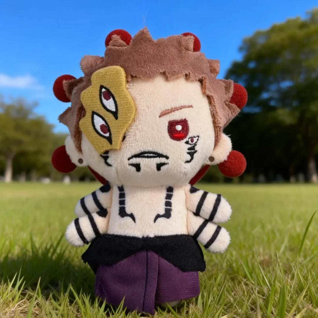 12CM Cartoon Jujutsu Kaisen Plush Doll Cute Ryōmen Sukuna Toge Omori Anime Periphery Doll Pendant Room Decor Birthday Gift