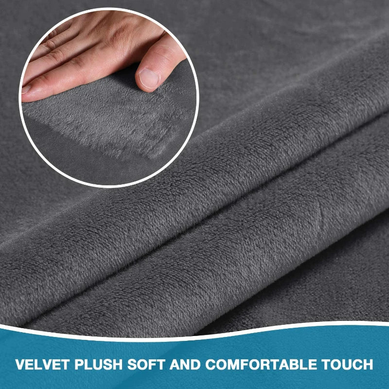 High Stretch Sofa Cover Velvet Tub Chair Cover Skid Resistance Furniture Protector Stretch Fabric Super Soft Couch Slipcover