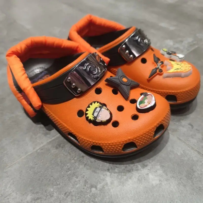 Naruto Sasuke Beach Sandals – Non-Slip Summer Slippers