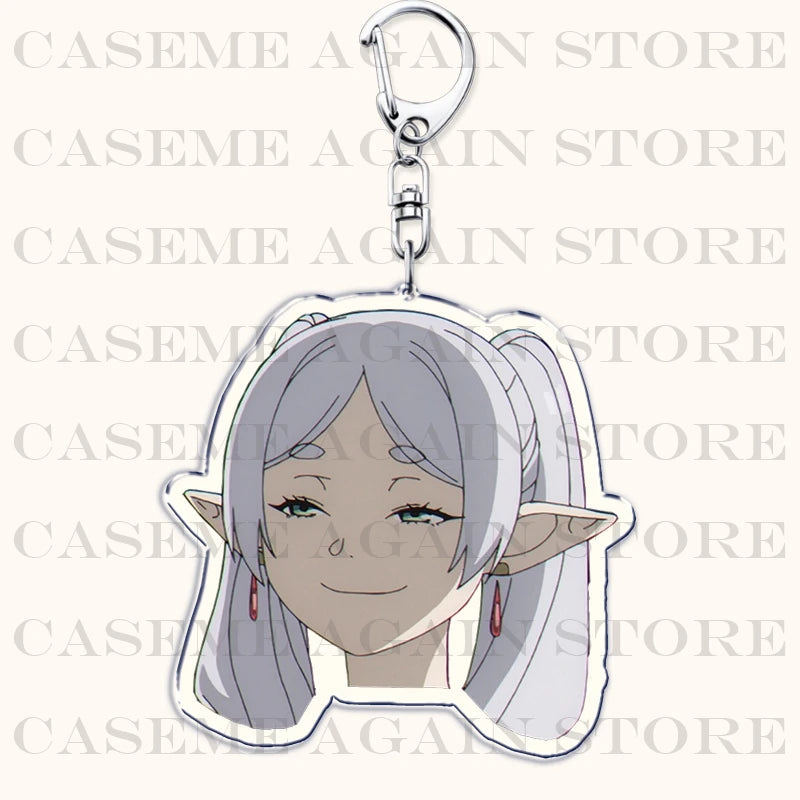 Popular Anime Frieren Beyond Journeys End Keychains for Accessories Bag Himmel Heiter Girl Keyrings Jewelry Fans Friends Gifts