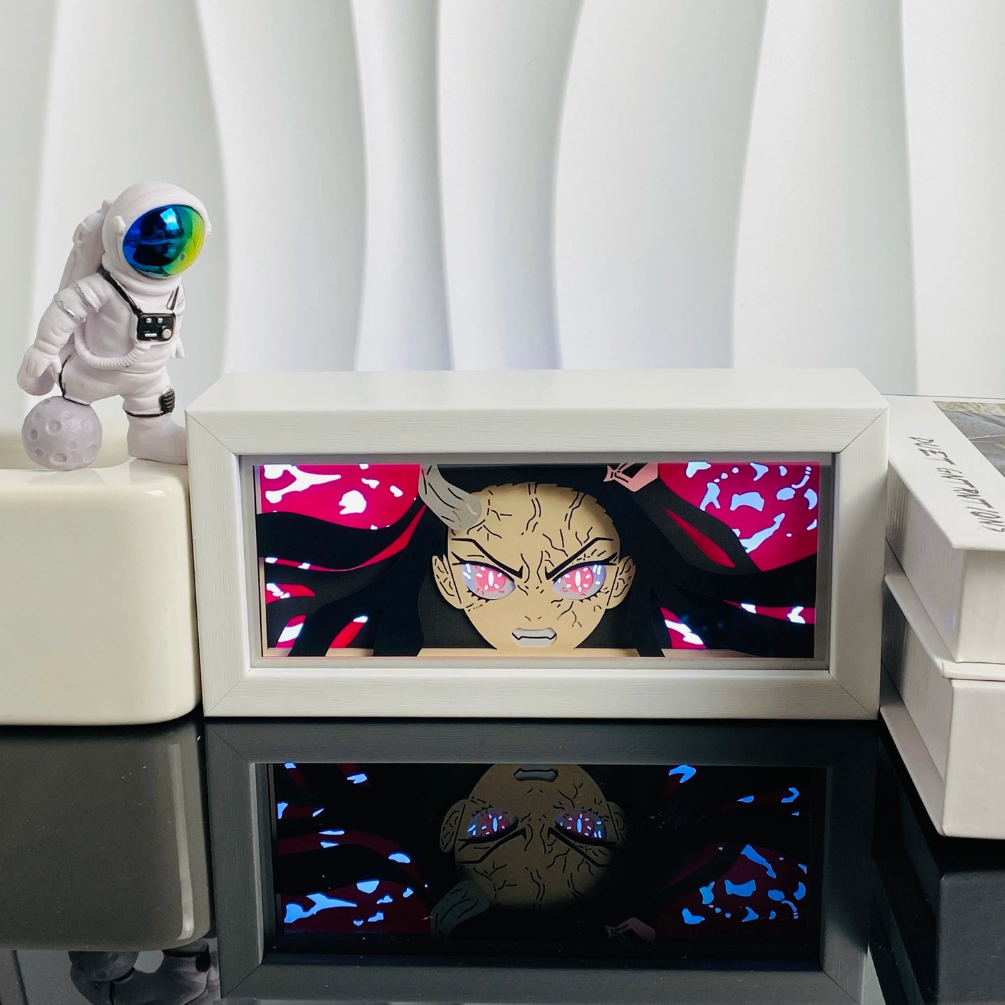 3D Anime Light Box Led Paper Carving  Bedroom Decor Night Lamp Cartoon Manga Shadow Glowing Lightbox Table Lamp for Friend Gifts