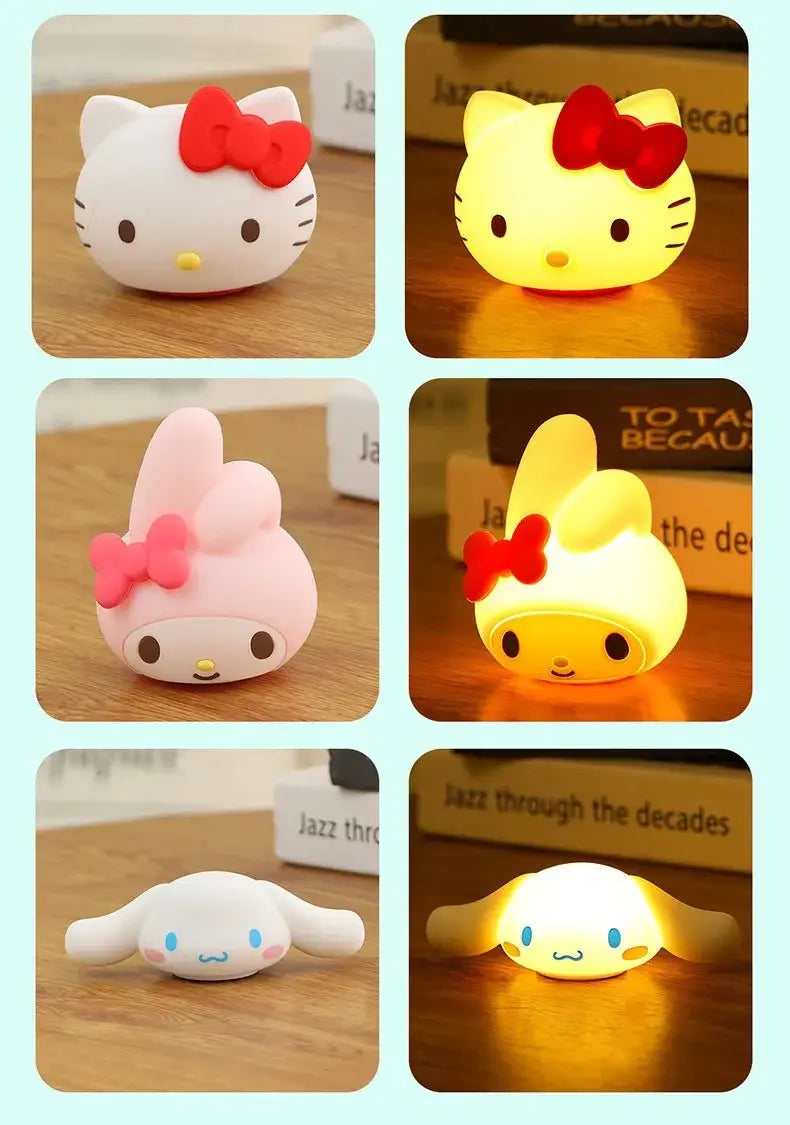 Sanrio Cinnamoroll Silicone Night Light – Cute Kids Lamp