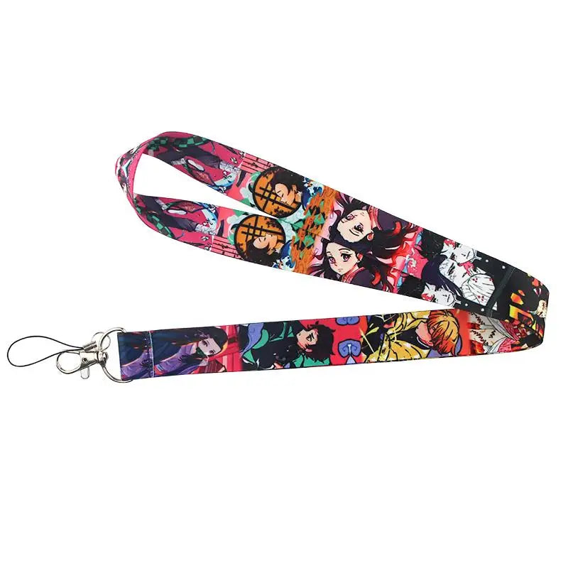 Anime Series Lanyard Neck Strap for Key ID Card Cell Phone Straps Badge Holder DIY Hanging Rope Keyrings Accessories Gifts