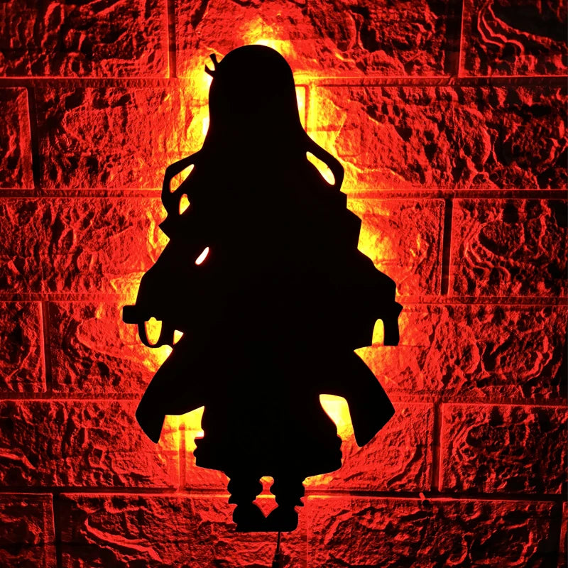 ZK50 Hot Selling Anime Luminous LED Wall Lamp Home Decoration Night Light JYD Custom Atmosphere Light Bedroom Restaurant Lamp