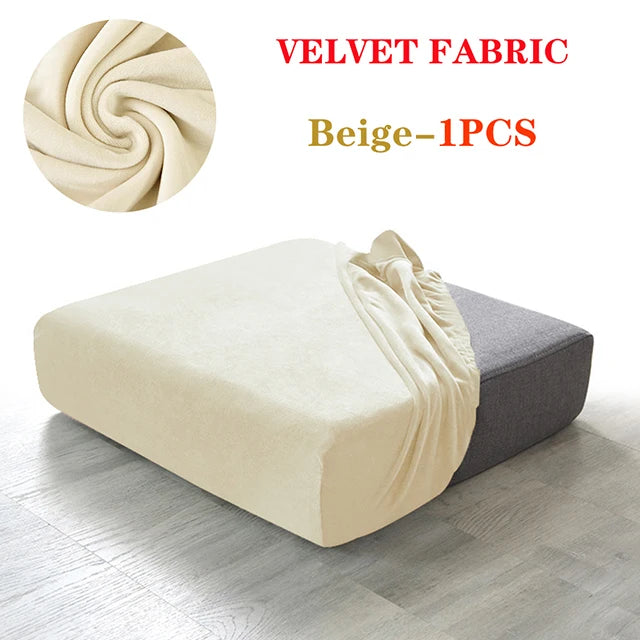 Super Velvet Sofa Cushion Cover Elastic Thick L Shape Corner Armchair Sofa Cover Slipcover Furniture Protector For Living Room