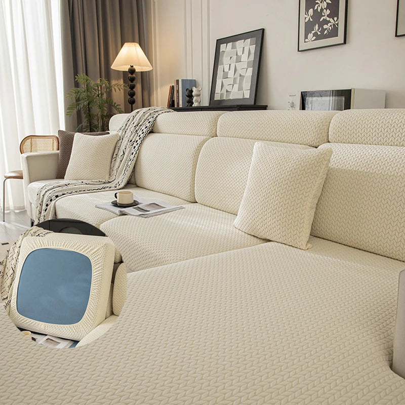 new string plush Sofa Cover Elastic Sofa Cushion Cover for Living Room Furniture Protector For Pets Removable Sofa Seat Cover