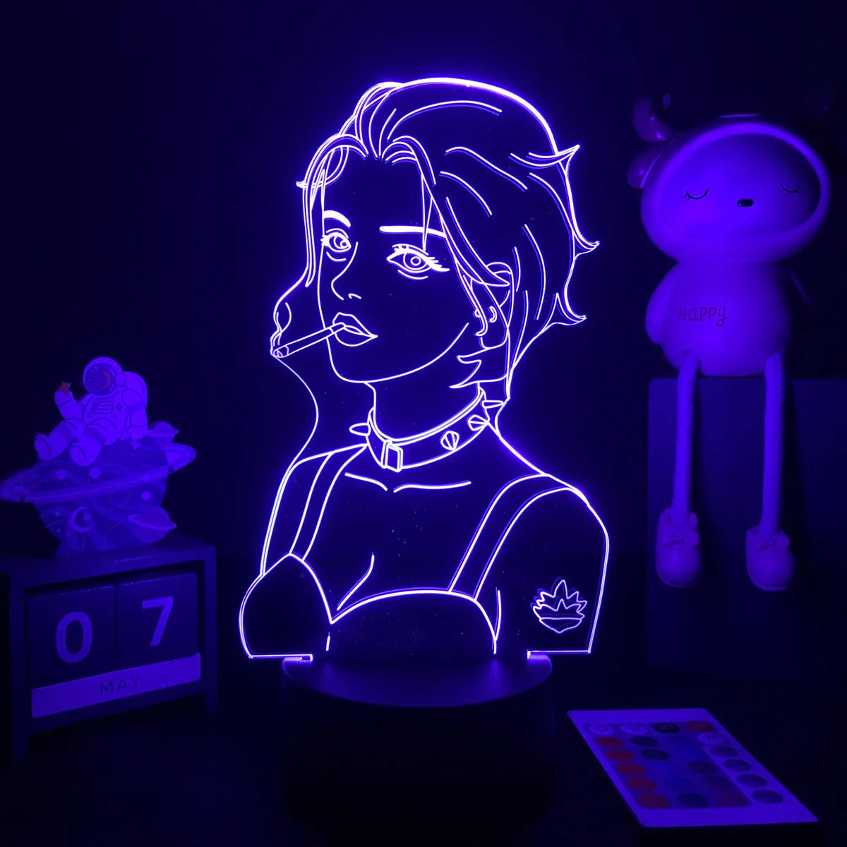 Anime Nana 3D LED Nightlight for Bedroom Decor Table Lamp Nana Osaki Figure Kids Child Girls Light Manga Gift Dropshipping