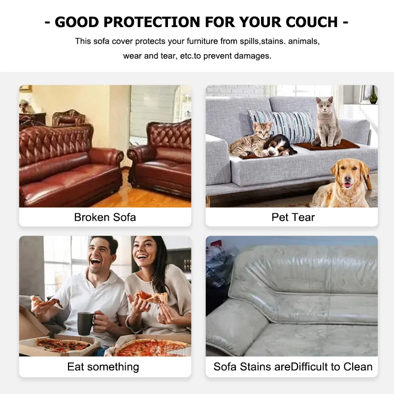 LEVIVEl Jacquard Elastic Sofa Covers Geometric ArmChair Knitted Sofa Couch Slipcovers Chair Protector For Living Room L Shaped